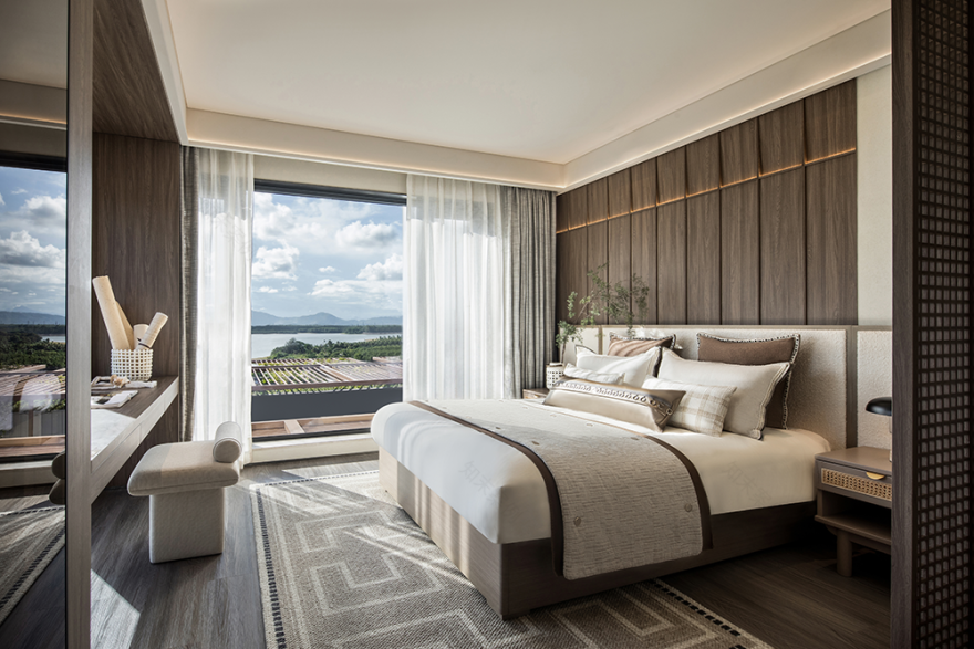 万宁·万华万岭麓湾上叠别墅样板间丨中国万宁丨深圳市盘石室内设计有限公司,万华室内设计中心-15