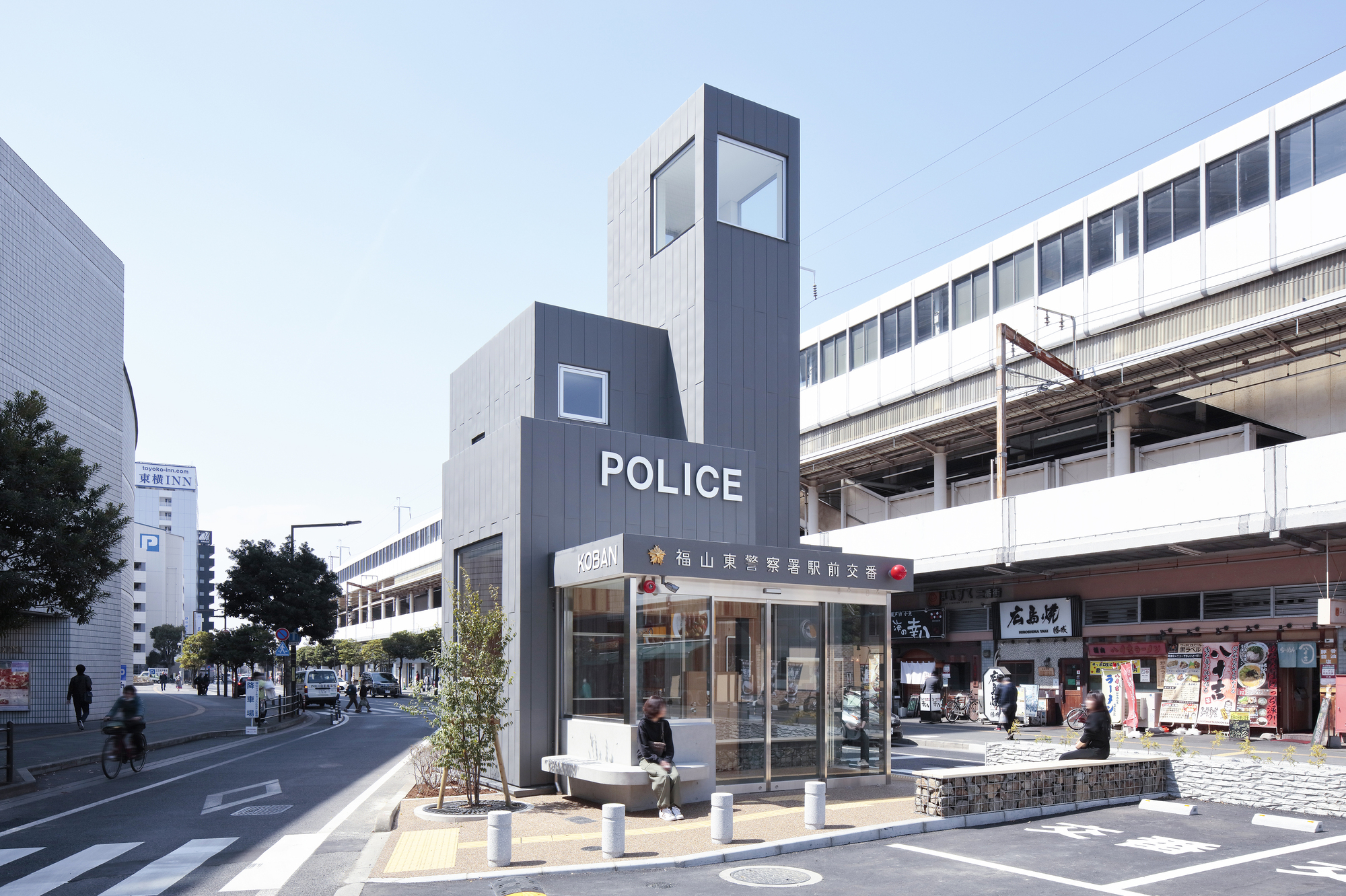福山警察署站前派出所丨日本广岛丨Meguro Architecture Laboratory-13
