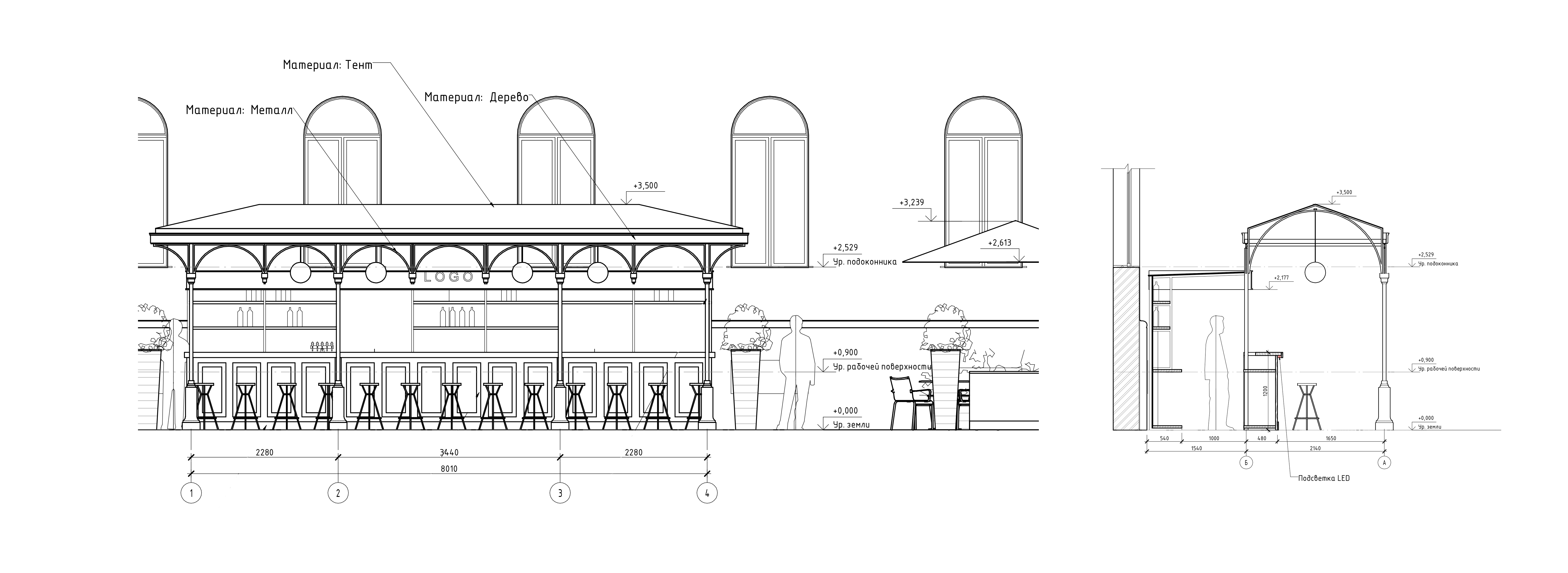 4Seasons 酒店夏季露台概念设计丨俄罗斯圣彼得堡丨BureauV & Studio Spectrus-7
