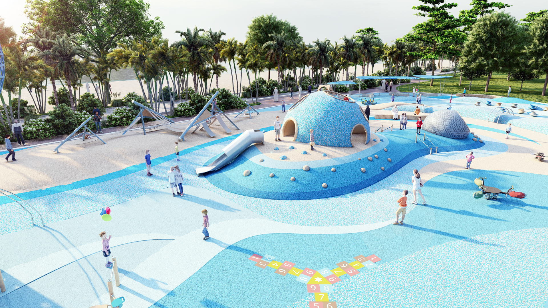 Liner Park Kuwait Architecture playground-9