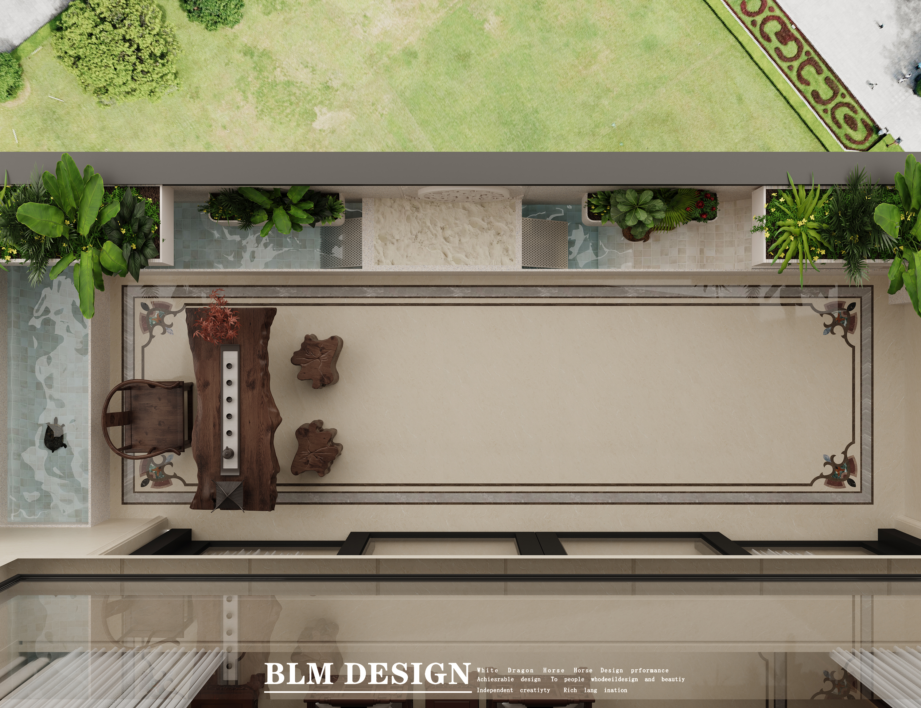 新中式白龙马效果图设计制作-14