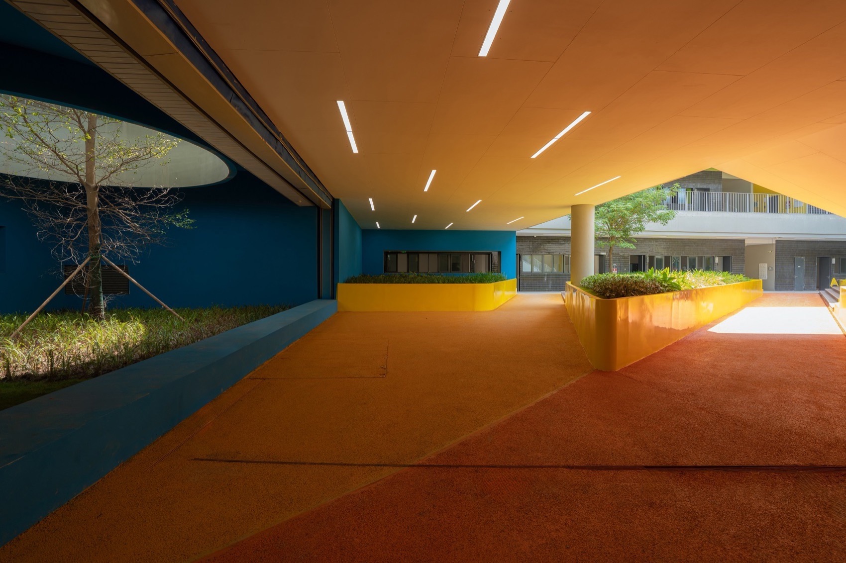 深圳福田绿洲小学丨中国深圳丨悉地国际东西影工作室-45