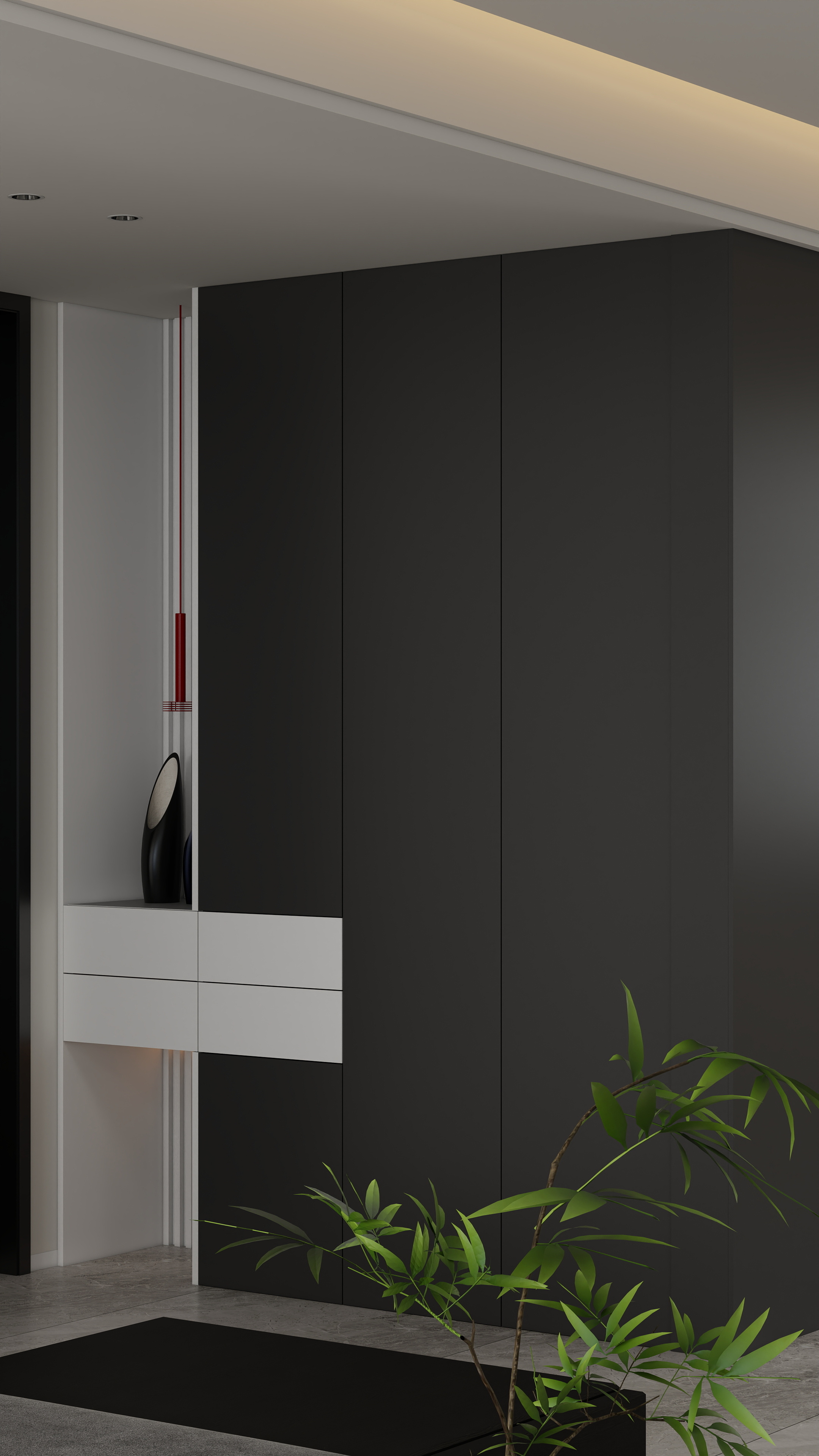 《星汇云城·墨白序曲》极简现代整装设计丨中国广州丨广州市至雅设计装饰工程有限公司-55