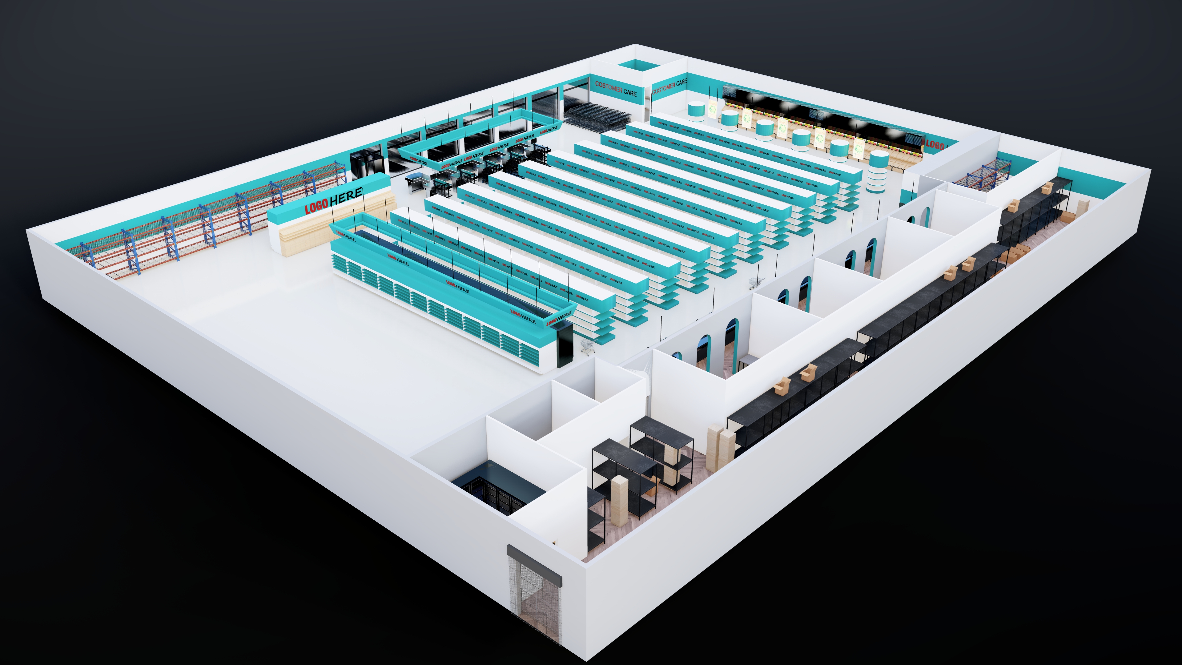 DIY store or super market design-5