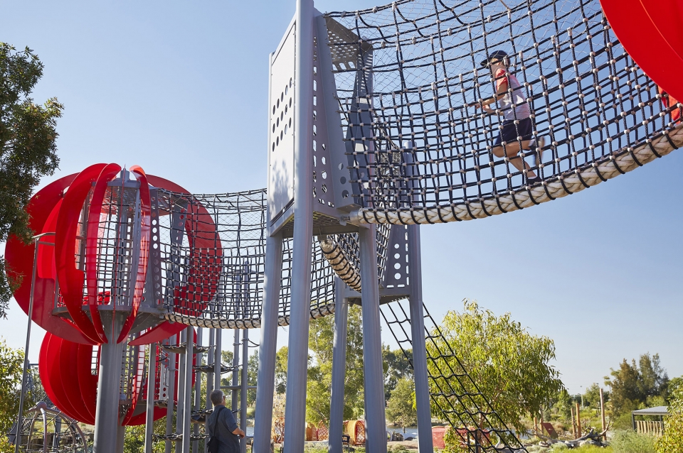 珀斯 Optus 体育场公园,绿色生态与原住民文化的融合-60