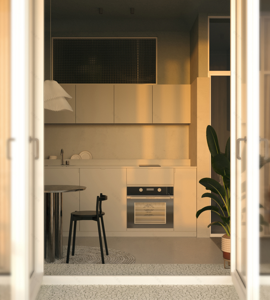 公寓;分开丨乌克兰基辅丨Daria Shmyrko-33