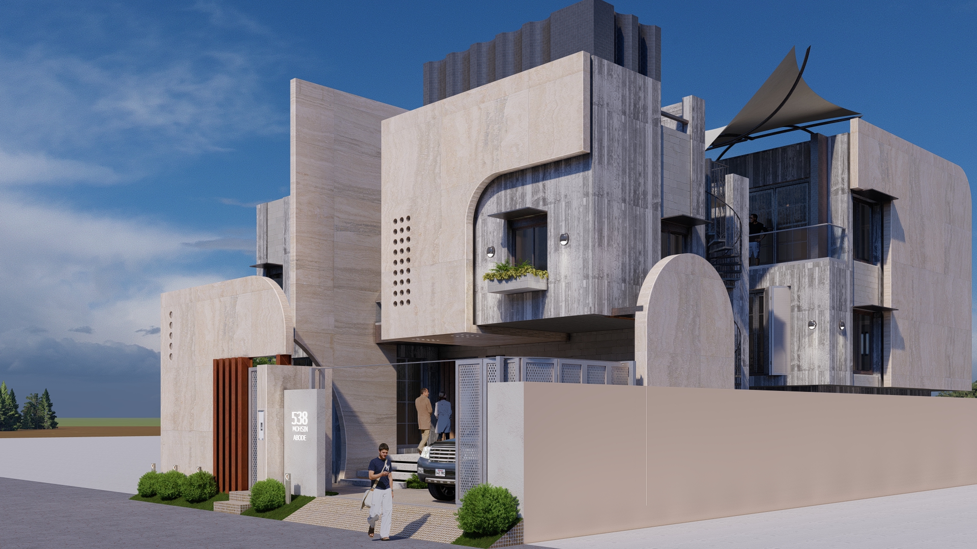 Split House Residence | Freelance Project-3