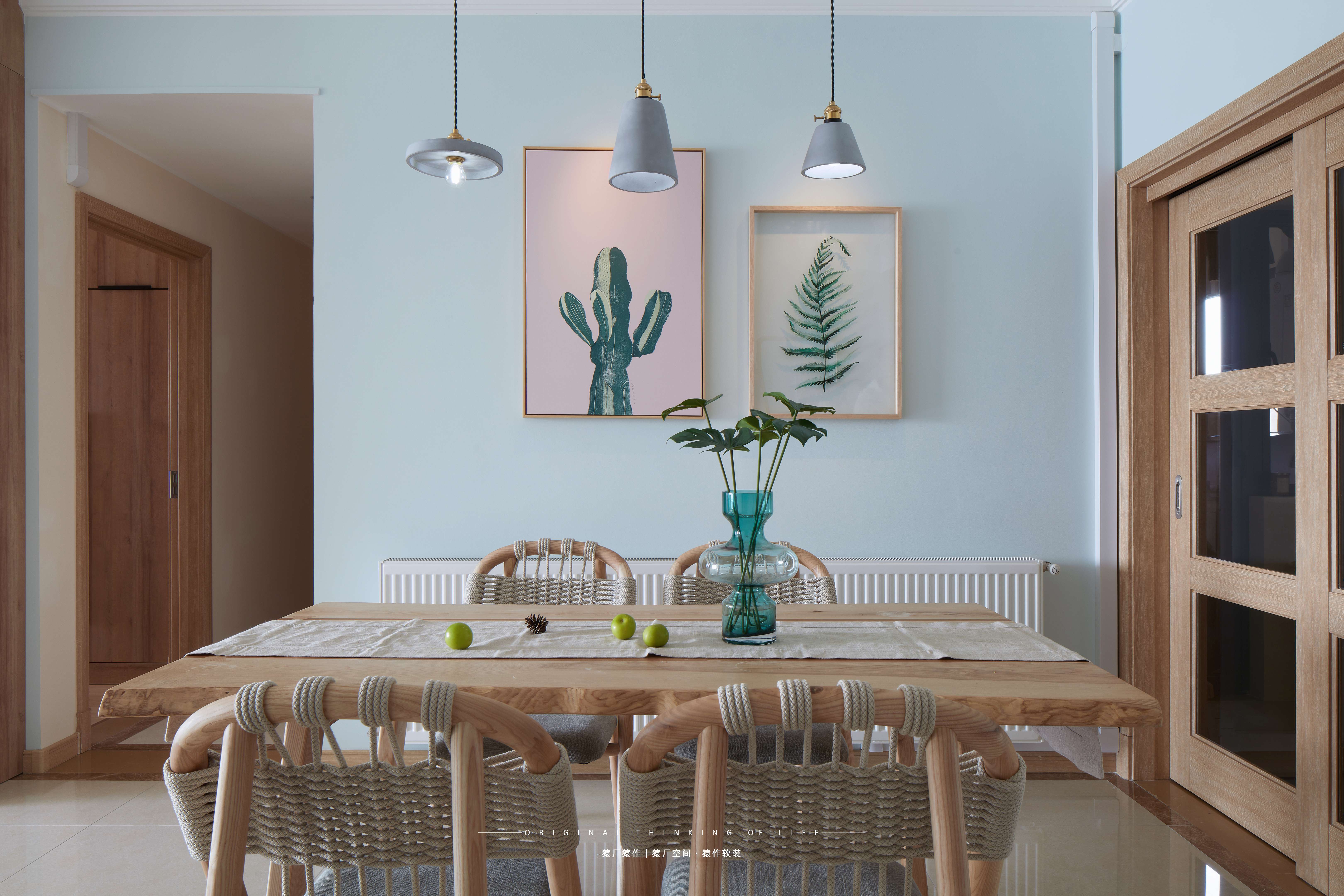 音乐灵感原木北欧风,打造 130㎡温馨成长空间-12