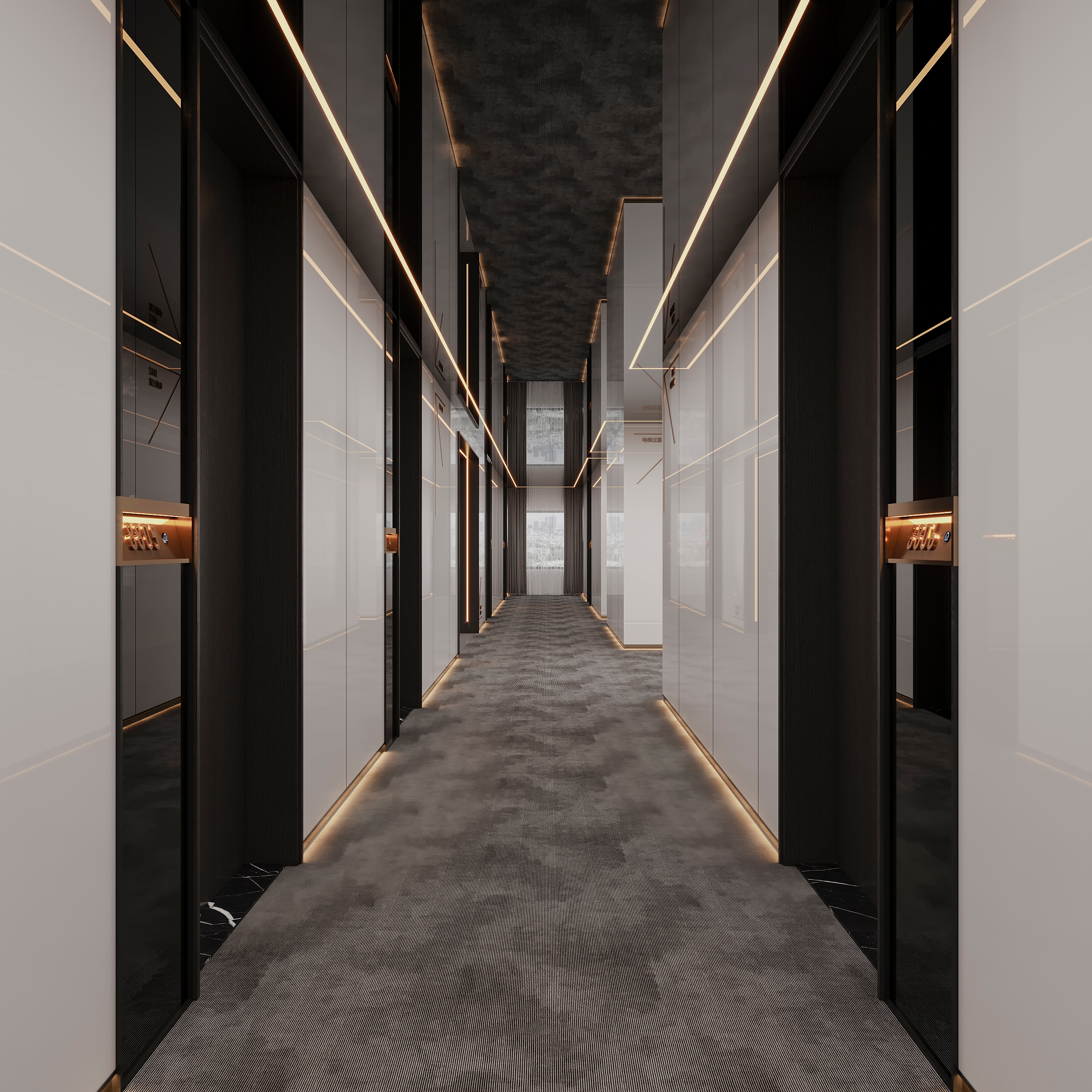 电竞酒店装修效果图-6