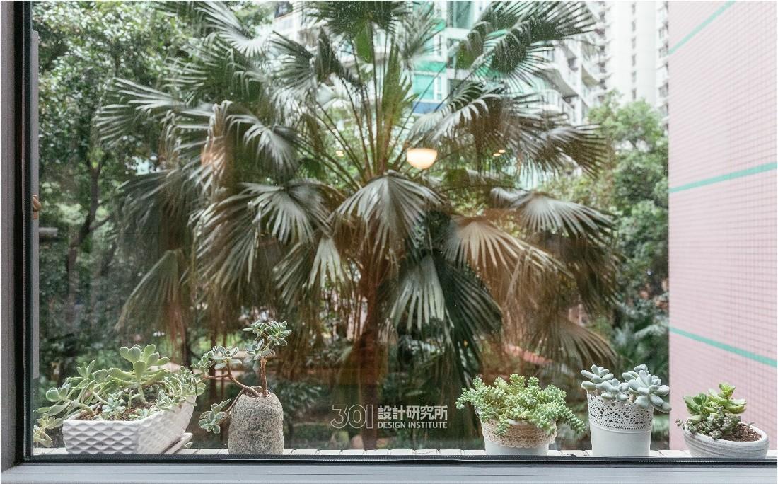 78 平米北欧风小家,绿色背景墙打造轻奢空间-15