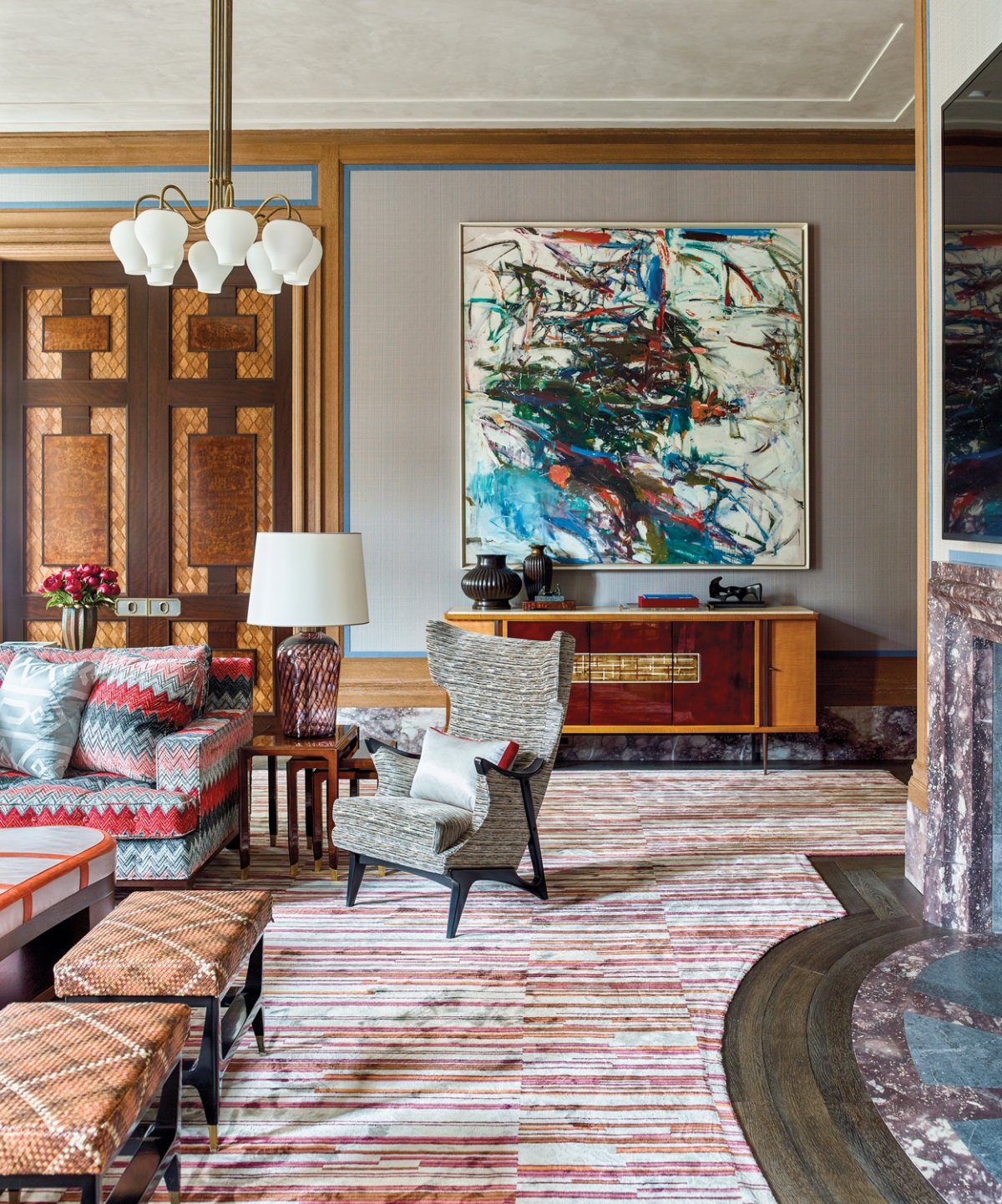 纽约艺术收藏家的绿意村庄豪宅-4