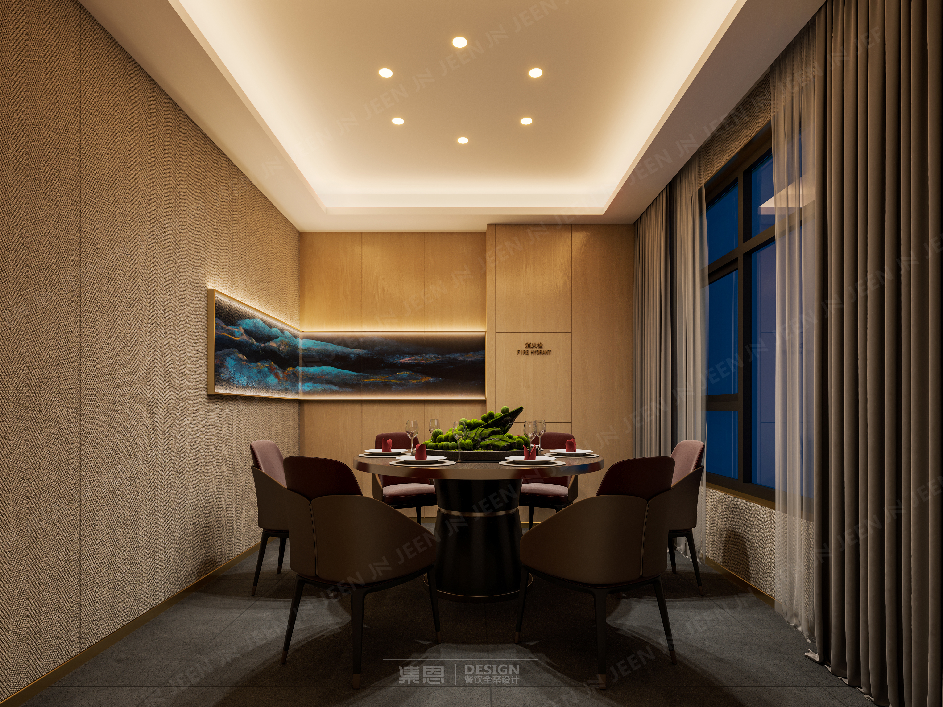 肃小羊石锅湘菜·长青路店丨中国平顶山丨集恩餐饮全案设计-17