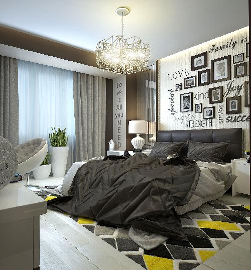 82平米公寓设计项目（风格为构成主义）-12