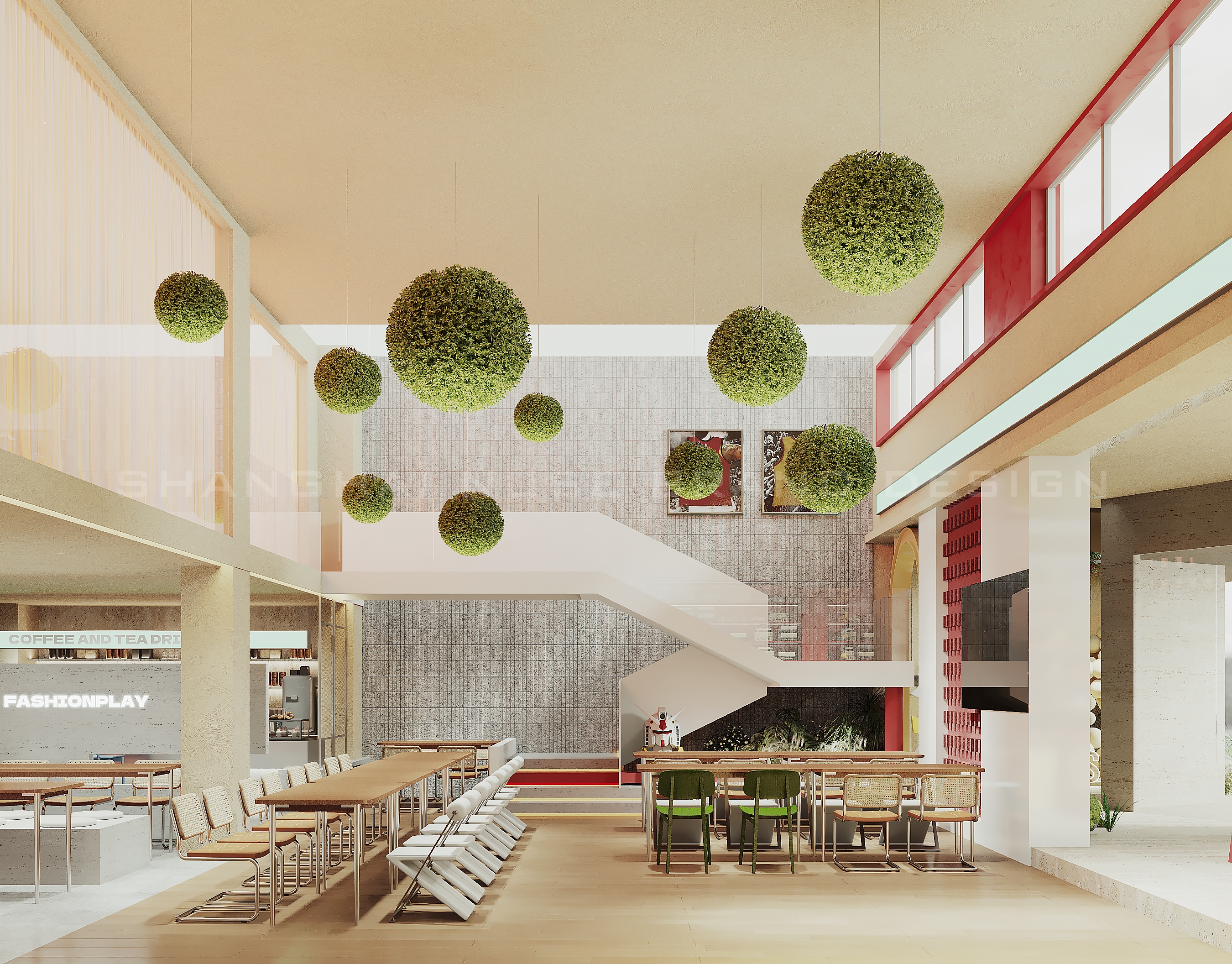 桌游店 IP 沉浸 + 复合社交空间设计丨中国上海丨木村空间设计公司-25