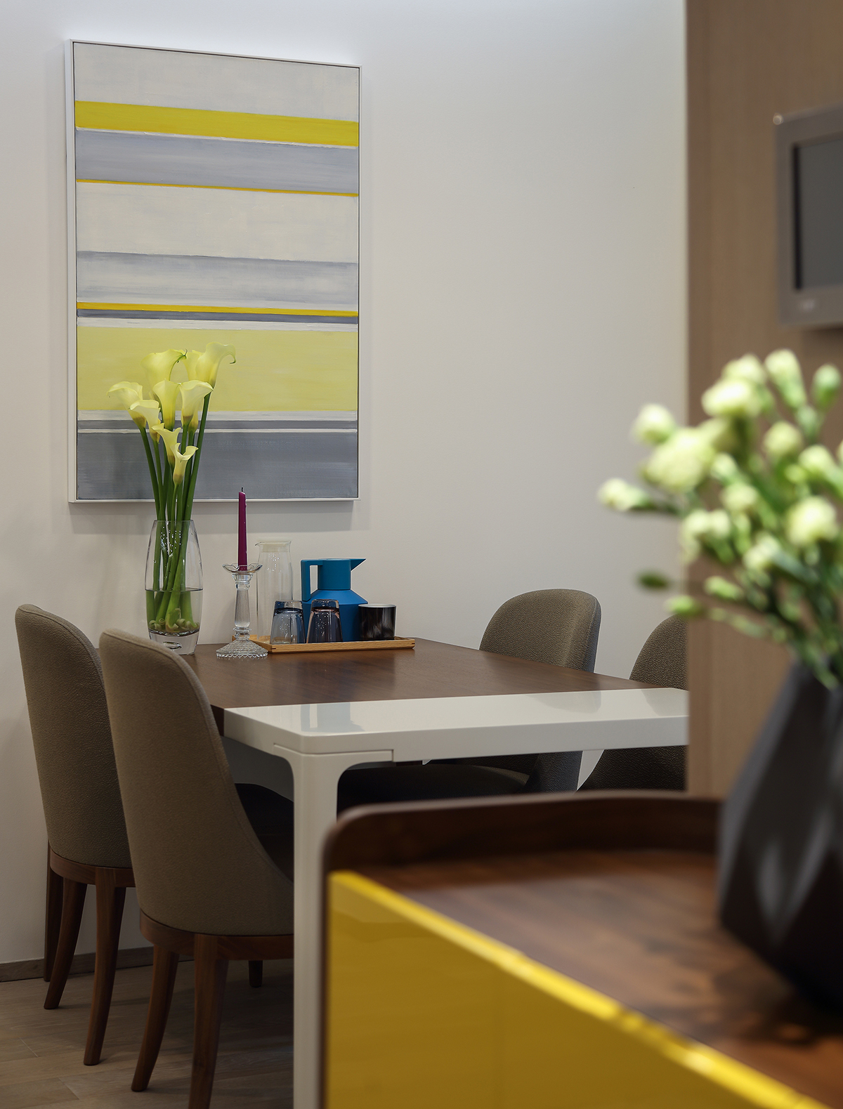 漾设计Young Design｜深圳罗湖区京基云景梧桐—《山间新雨》-29