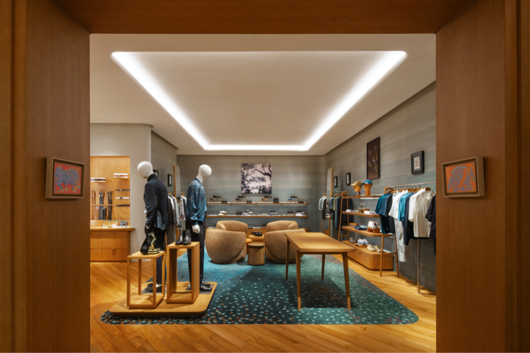 Hermès雅加达精品店焕新:法式邂逅茶绿梦境-11