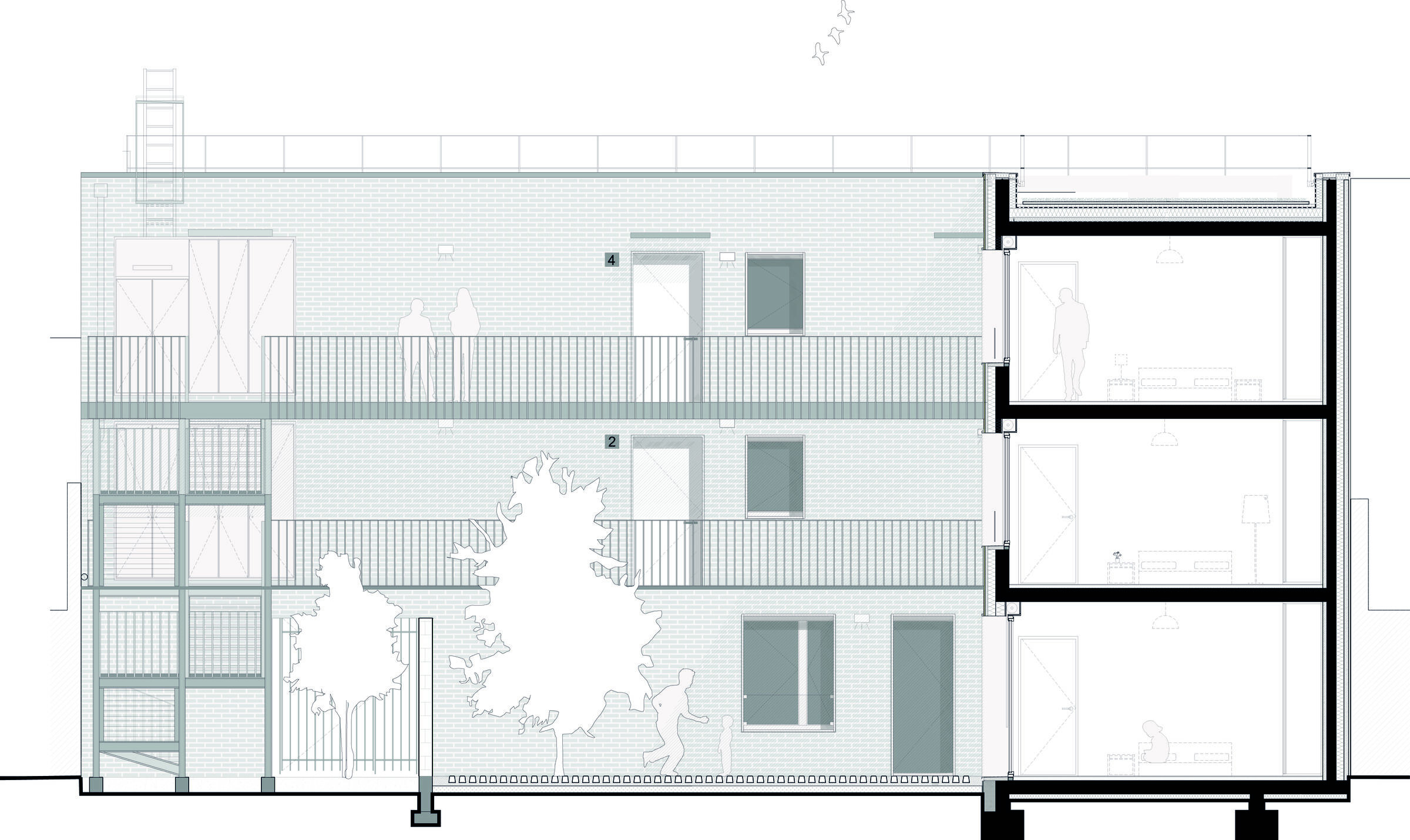 融合公共与私人空间的创新住宅设计丨France丨Graal Architecture-12