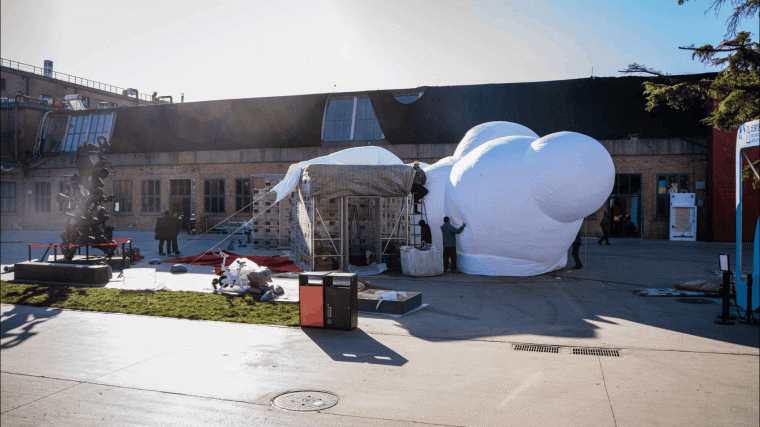 意义的停顿:798艺术与科技周中的空间装置实践丨中国北京丨兼建筑-10