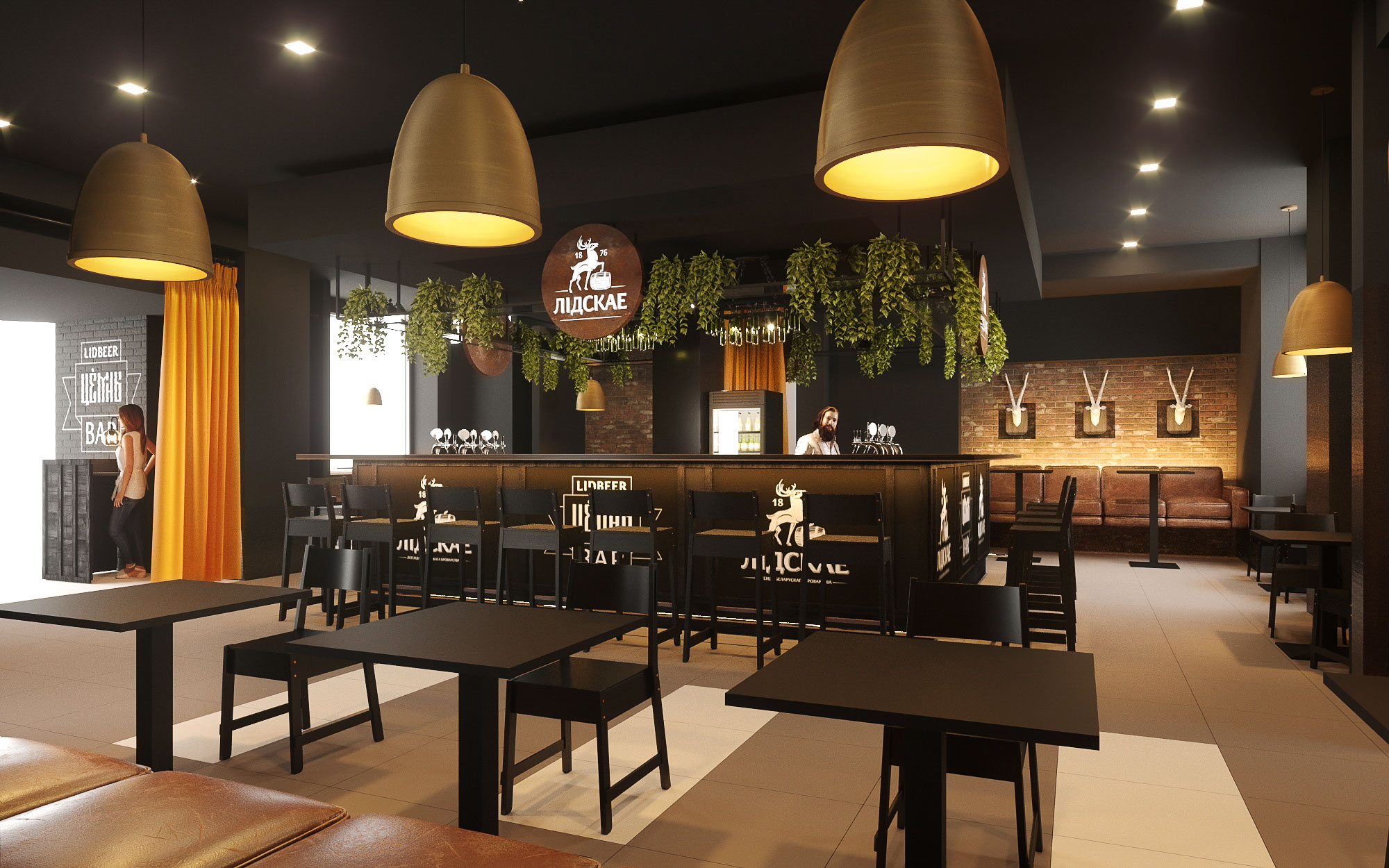 Minsk 酒吧设计与可视化丨白俄罗斯明斯克-1