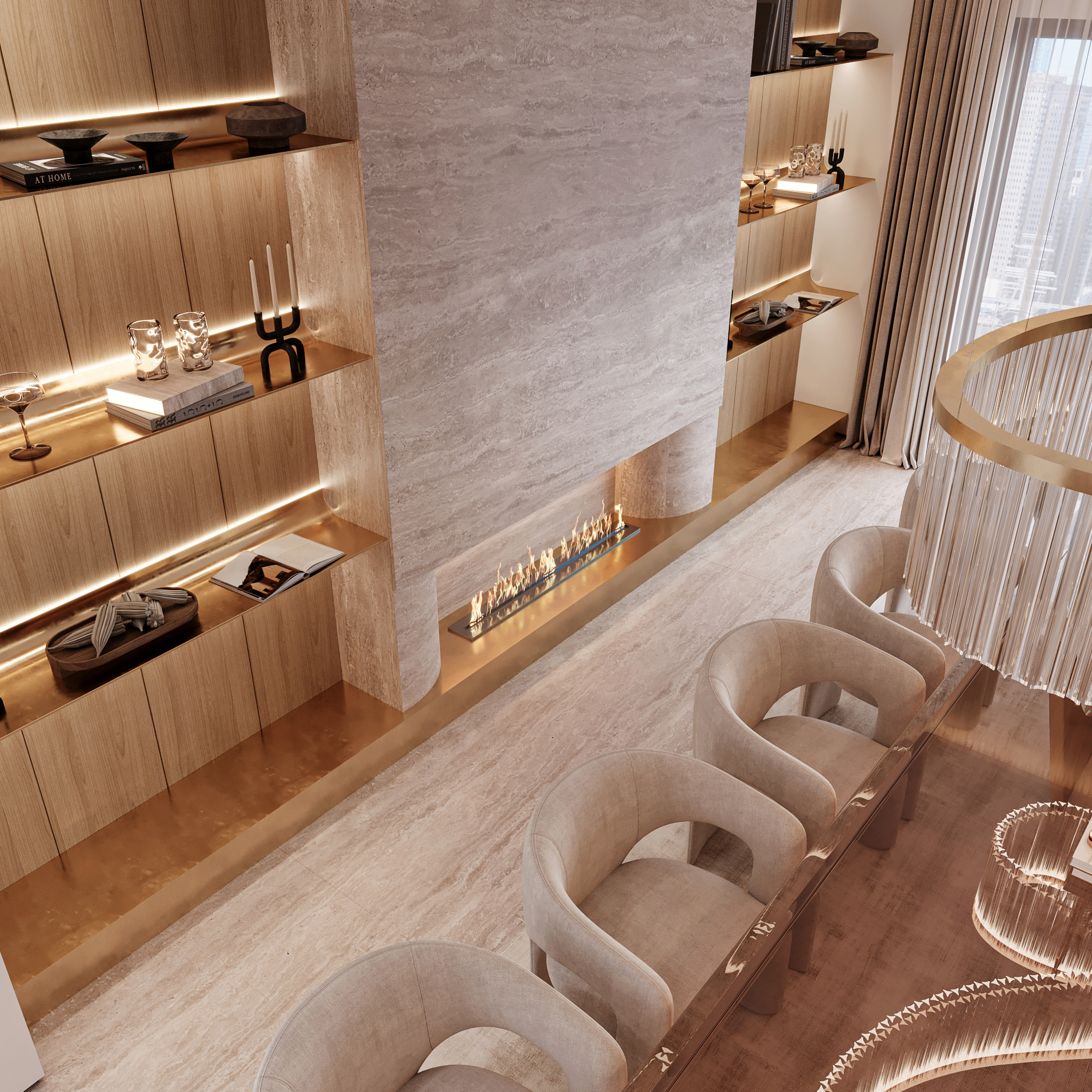 现代别墅餐厅与厨房丨埃及开罗丨Mohamed Naguib-6