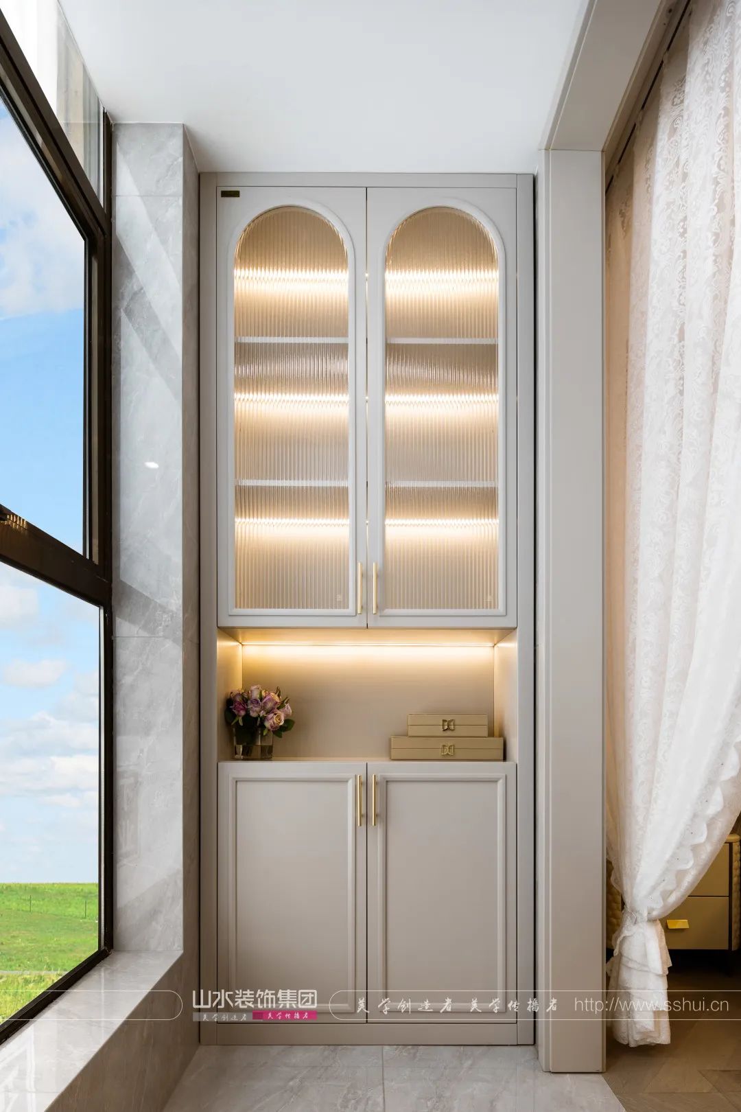 法式优雅浪漫诗意艺术之家丨山水空间装饰-74