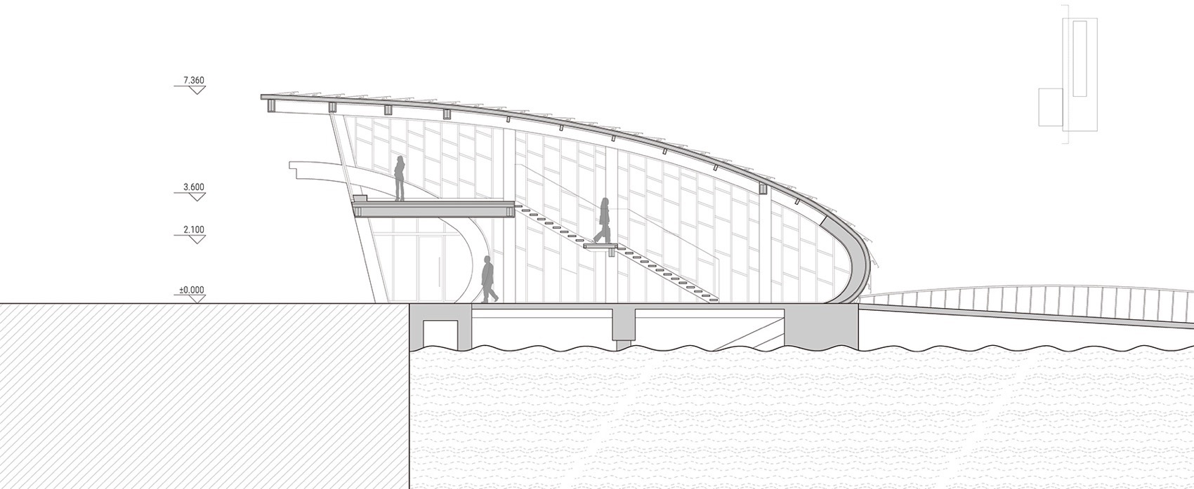 渔光影院东门码头驿站改造丨中国宁波丨之外建筑-166
