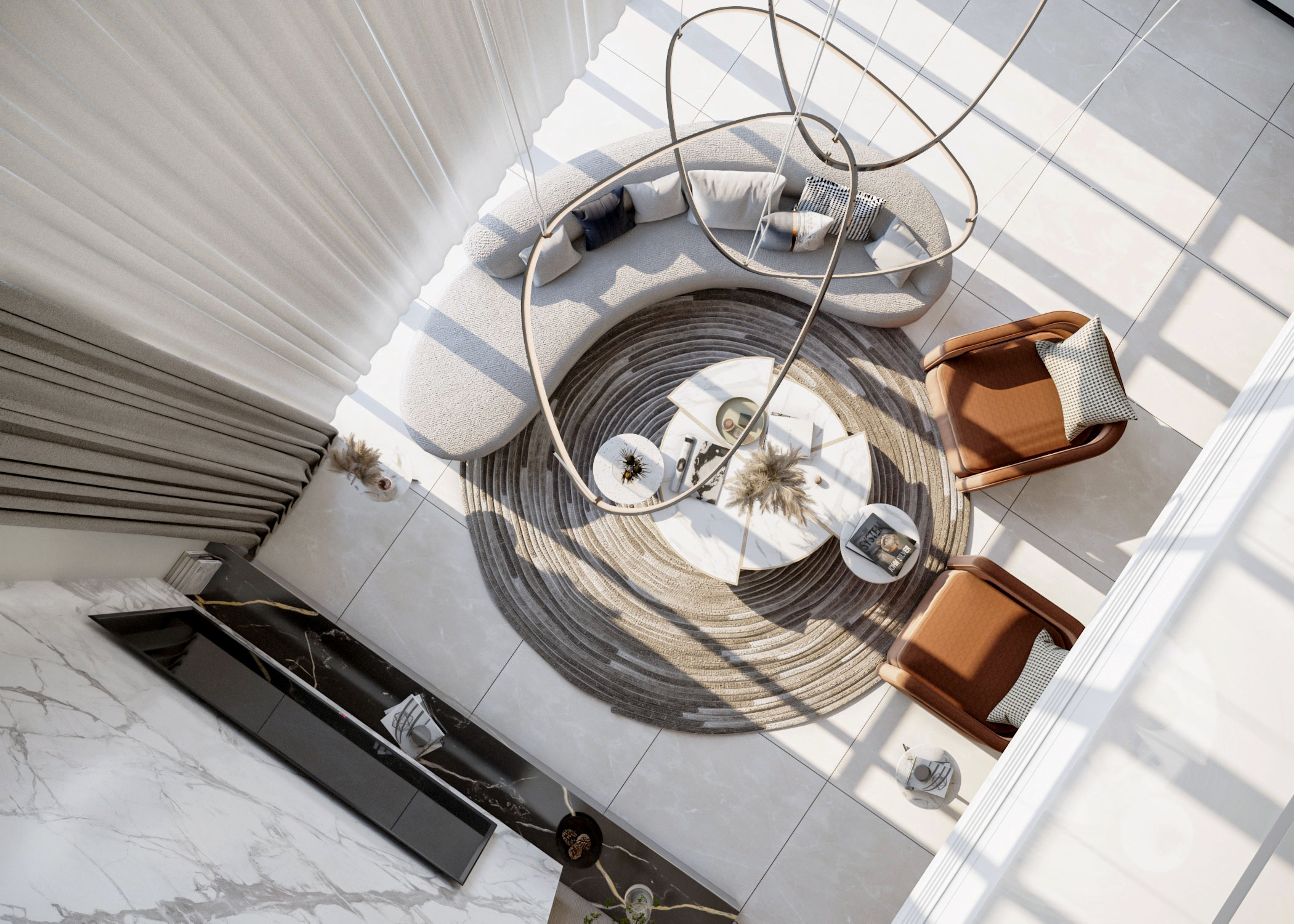 接待设计现代风格丨沙特阿拉伯-9