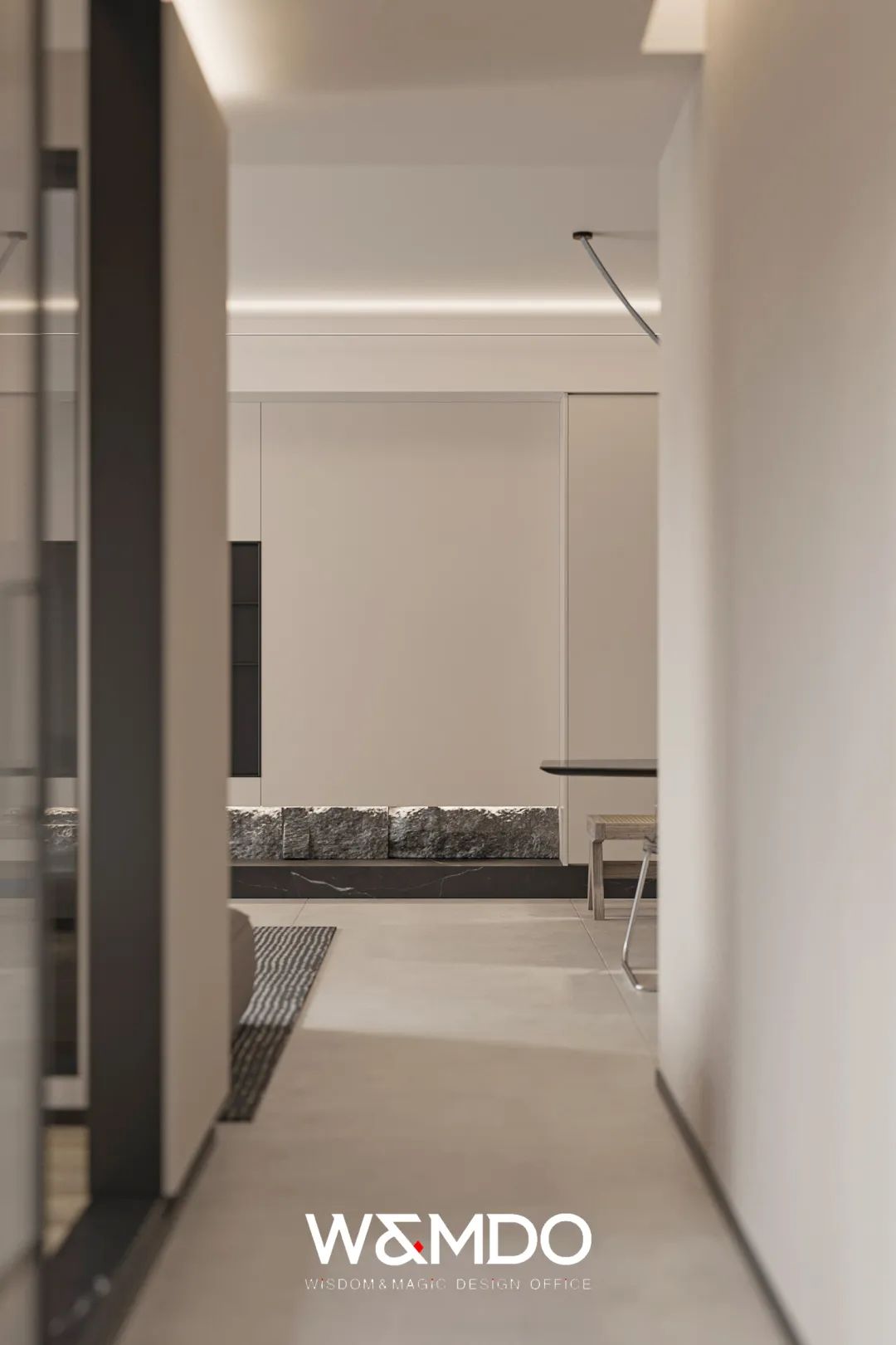 乐山大渡河府现代明亮家居空间设计丨中国乐山丨完美设计事务所-17