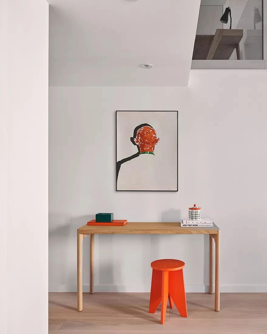 67㎡小复式简约空间设计丨Dina Usanova-4