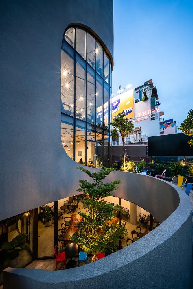 越南 420m²综合咖啡楼设计，打造自然与商业的完美融合-21