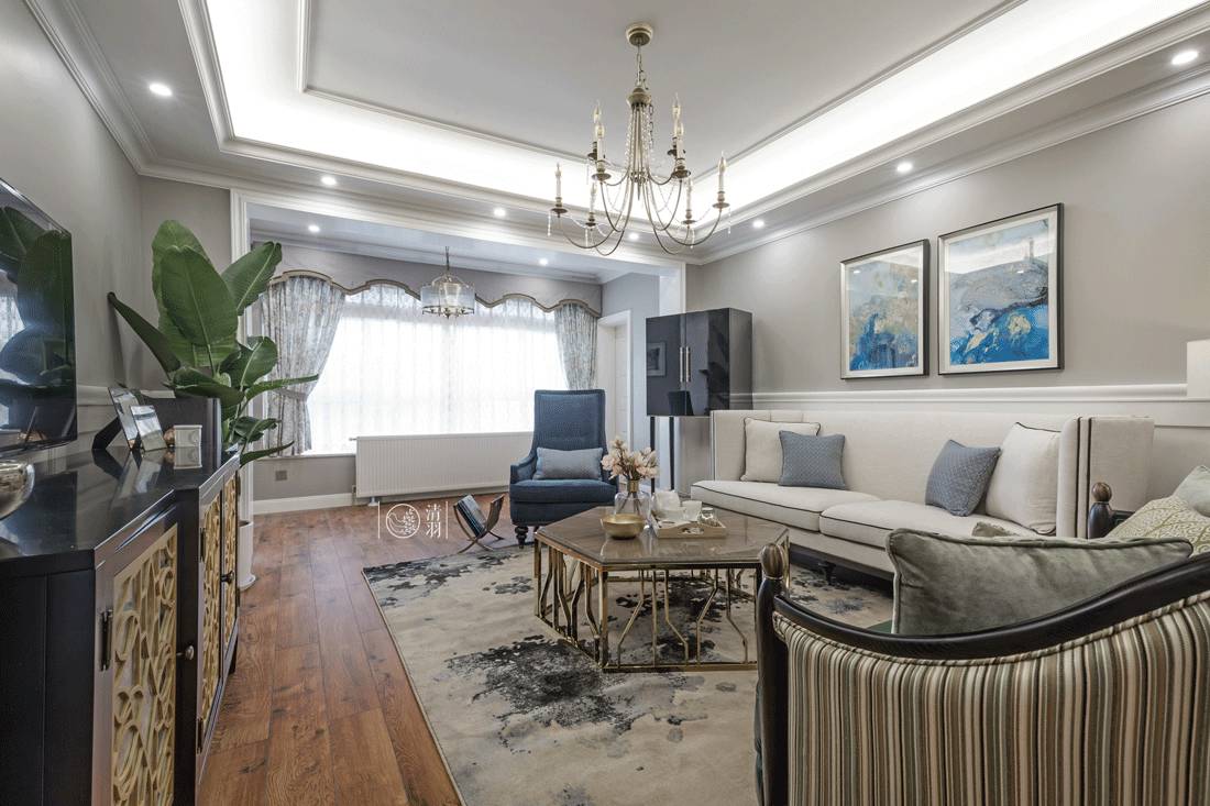 优雅知性，成都 180 平米美式四居室设计-30