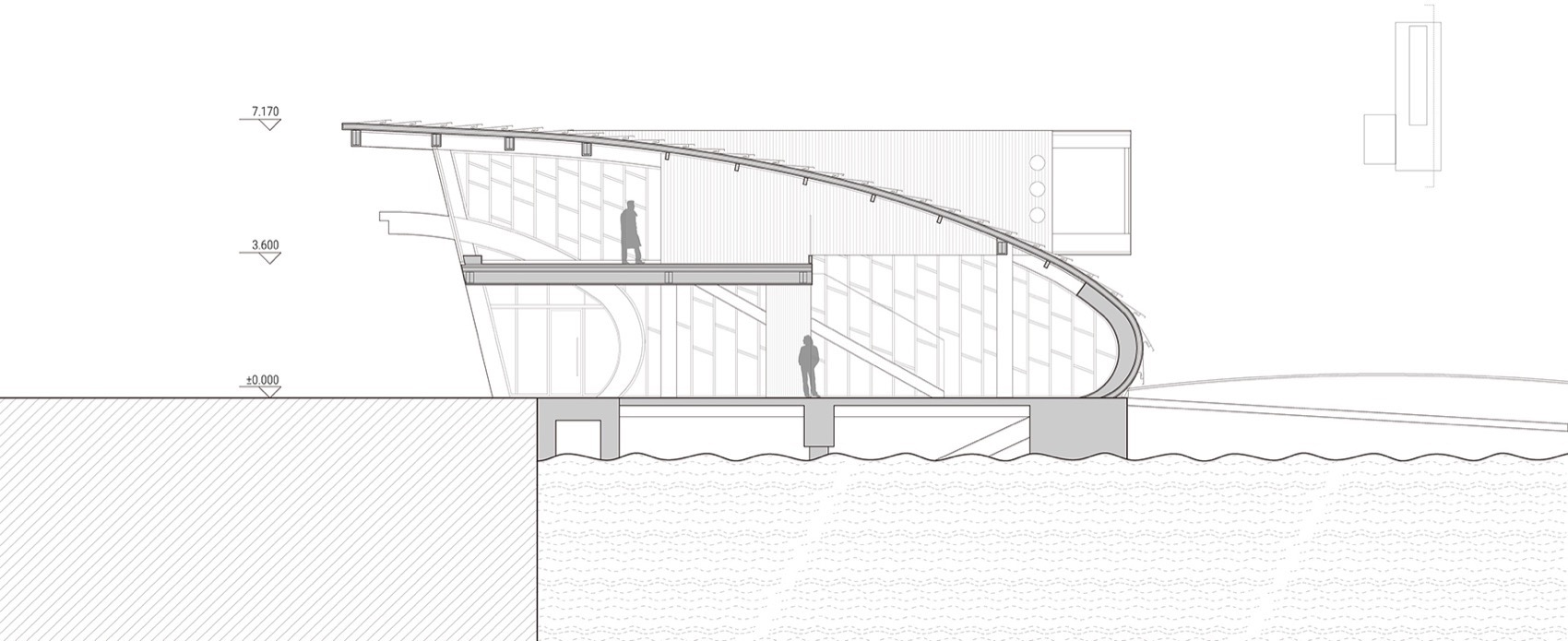 渔光影院东门码头驿站改造丨中国宁波丨之外建筑-201