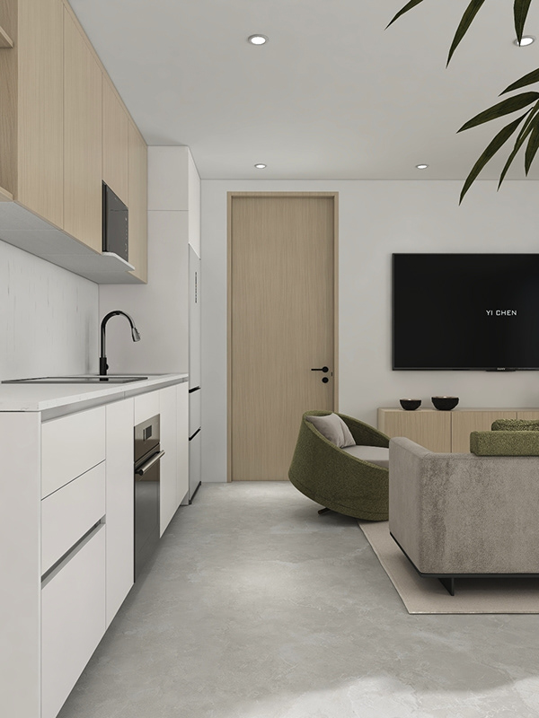 Green Moon Project. Kitchen Design. Type 01-8