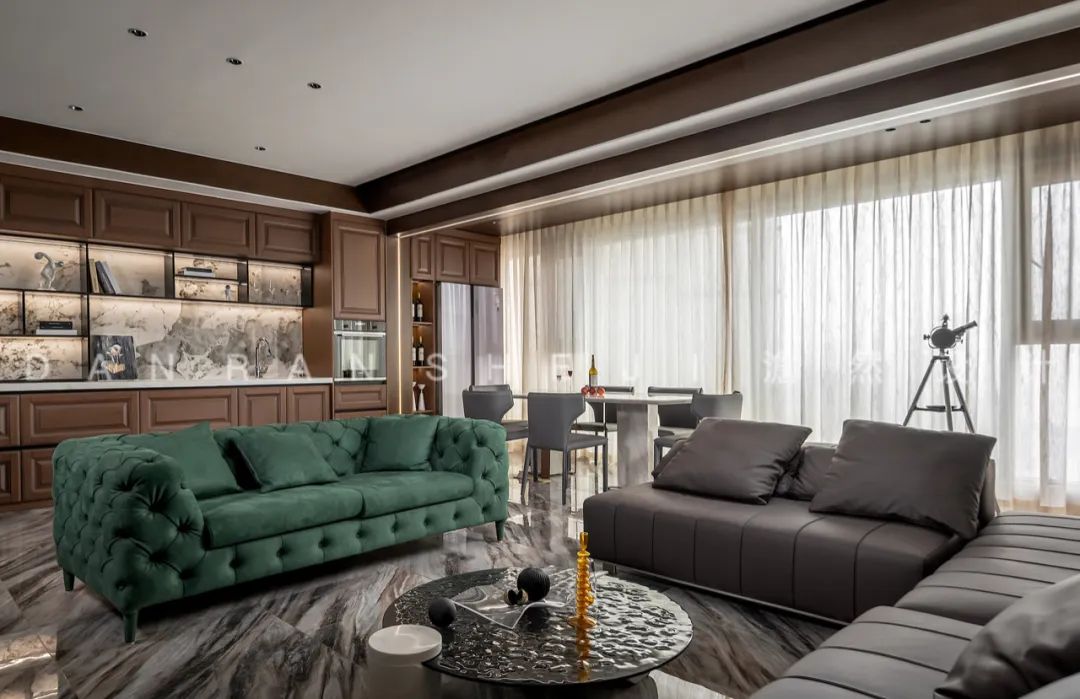 意式摩登风 · 招商云邸的三居室设计丨澹然团队-27