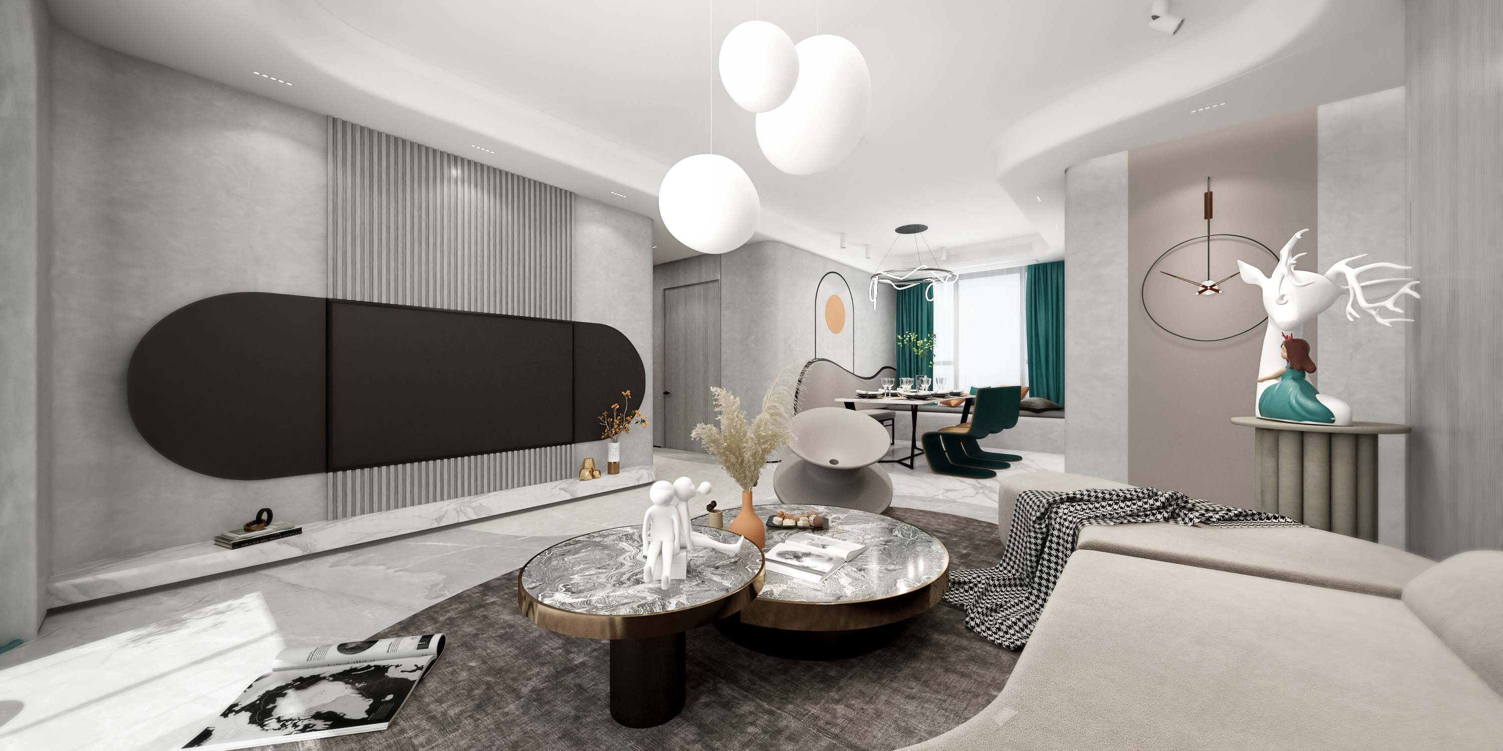 《曲水流觞》 | 智慧家居融入网红特质的家-35