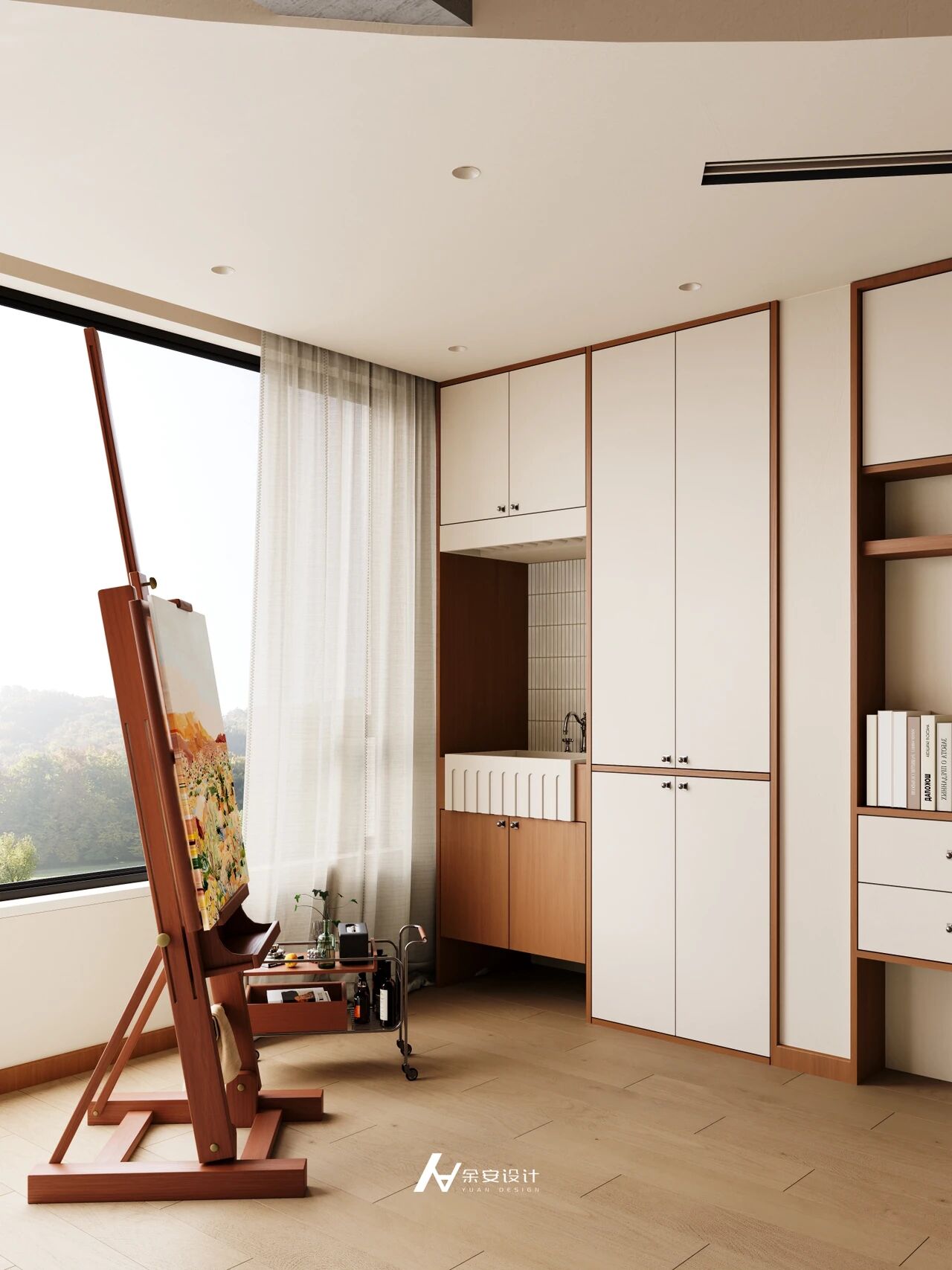 开放式布局里的功能与颜值平衡丨中国上饶丨余安设计-25