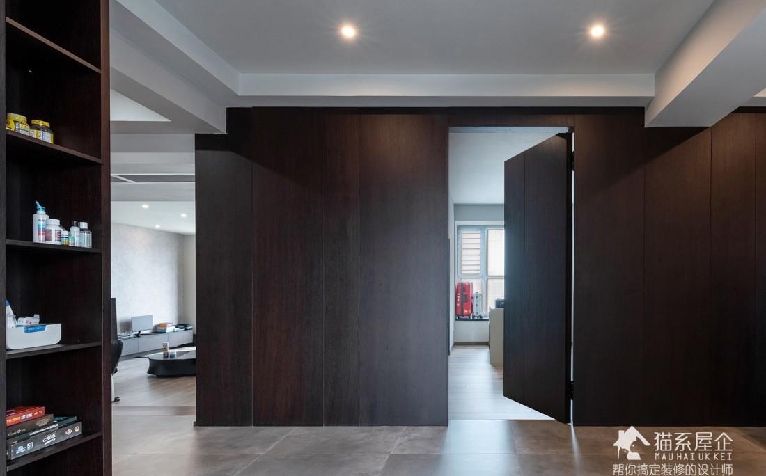 80 后海归 217㎡工业风家设计，全屋无主灯，餐厨一体，阳光房变榻榻米-35