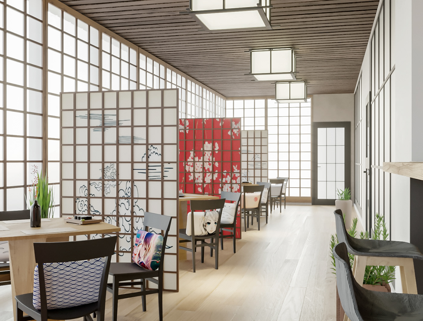 乌克兰日式餐厅设计丨Valery K.-14