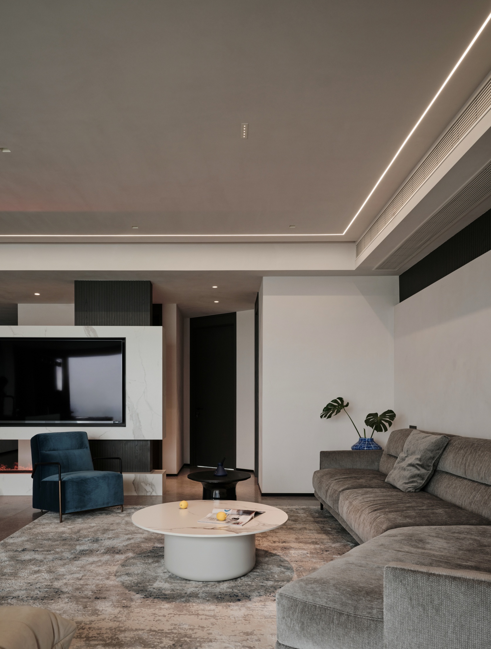 高级灰湖景房丨中国苏州丨晓安设计-15