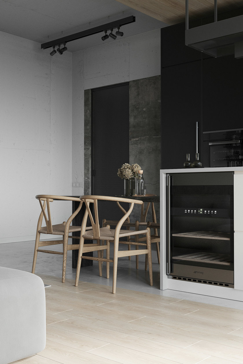 灰色系小空间公寓设计-9