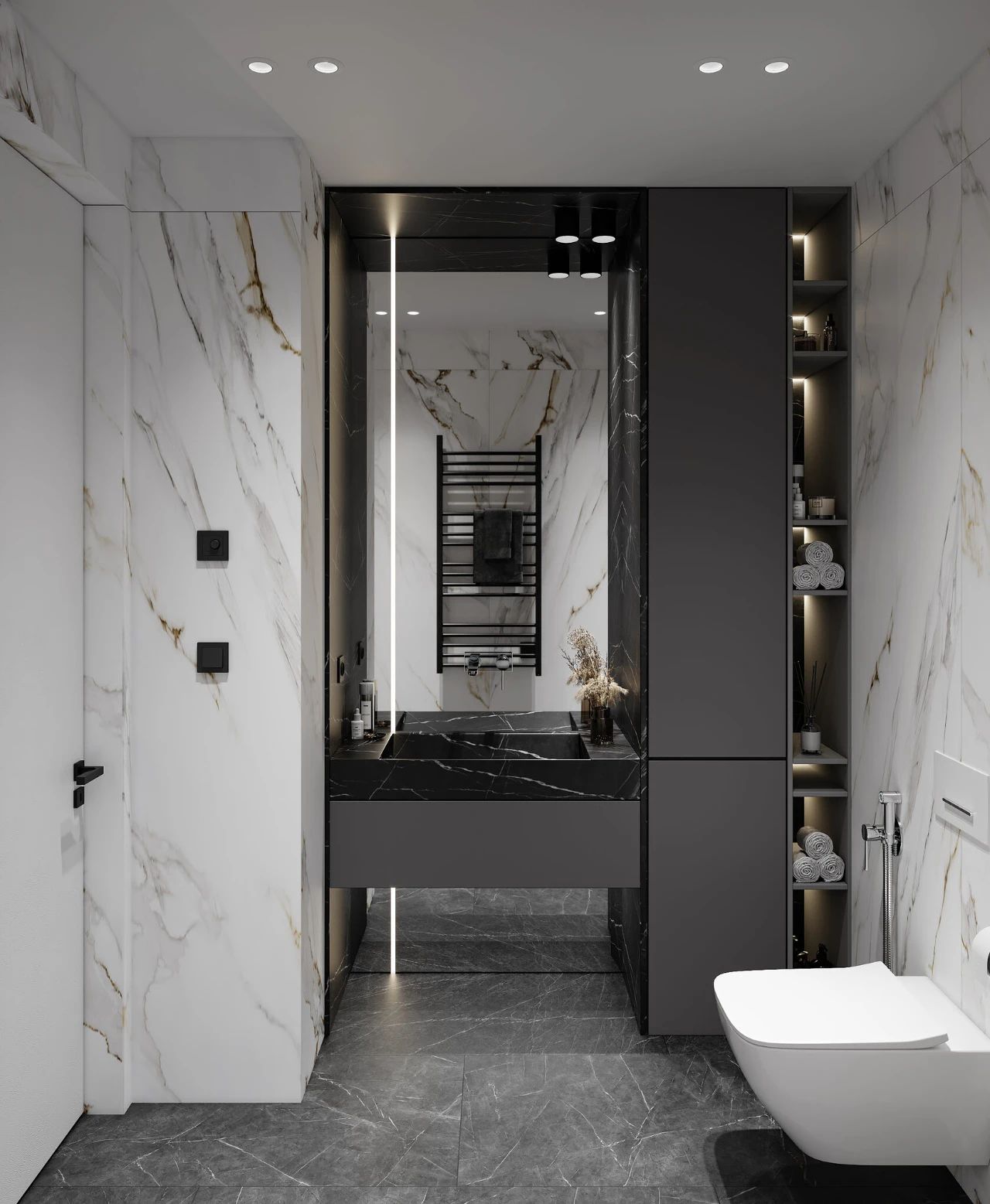 现代简约公寓设计丨MART Architects-120