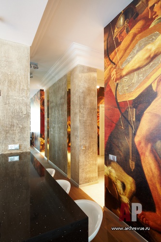 83·3平米复杂几何形状小户型公寓室内设计丨Беляевская Анна,Сморгонская Наталия-20