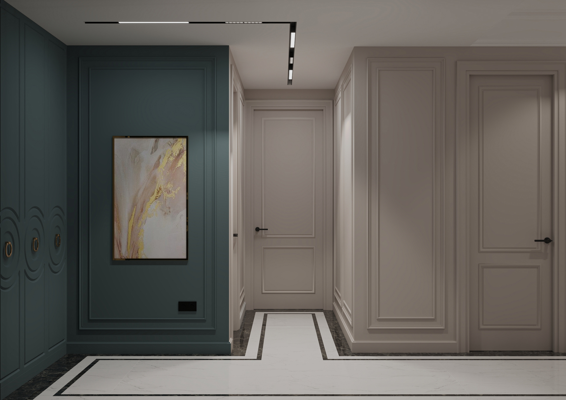 Neoclassic apartment design-8