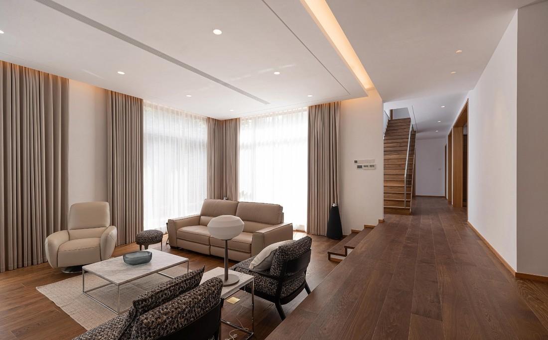 成舍设计 | 现代简约别墅,回归本质的生活空间-4