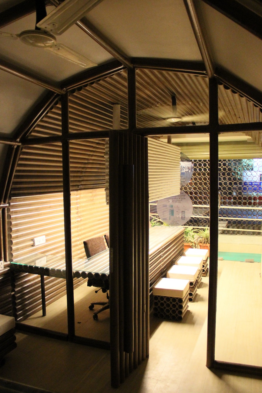 纸管办公室 | 经济实惠的绿色创意空间-28