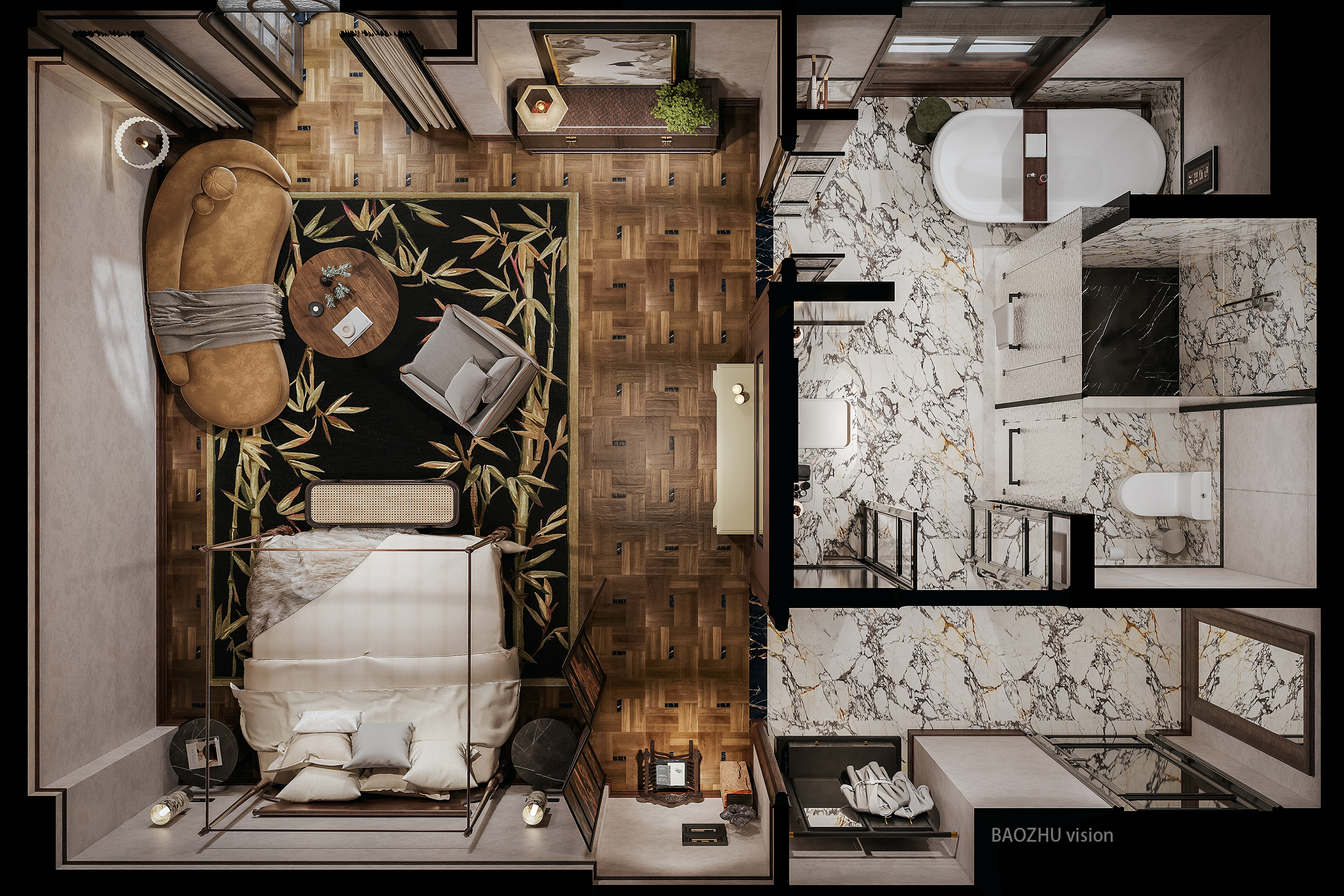 中山府酒店客房效果图方案丨中国中山-28