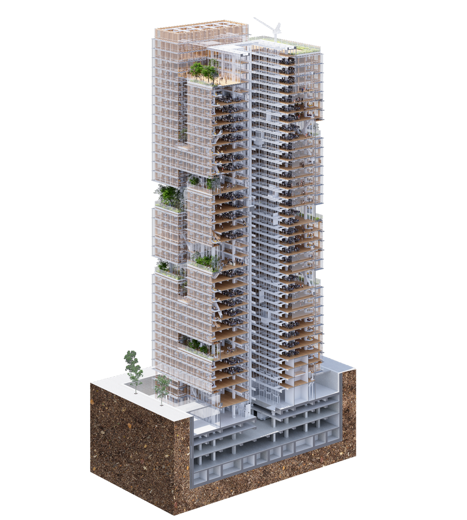 再生树(Regenerative Tree)丨日本东京丨株式会社日建设计-11