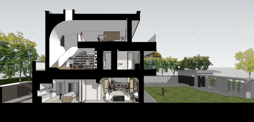 长沙陈宅丨中国长沙丨以靠建筑Leeko Architects-119