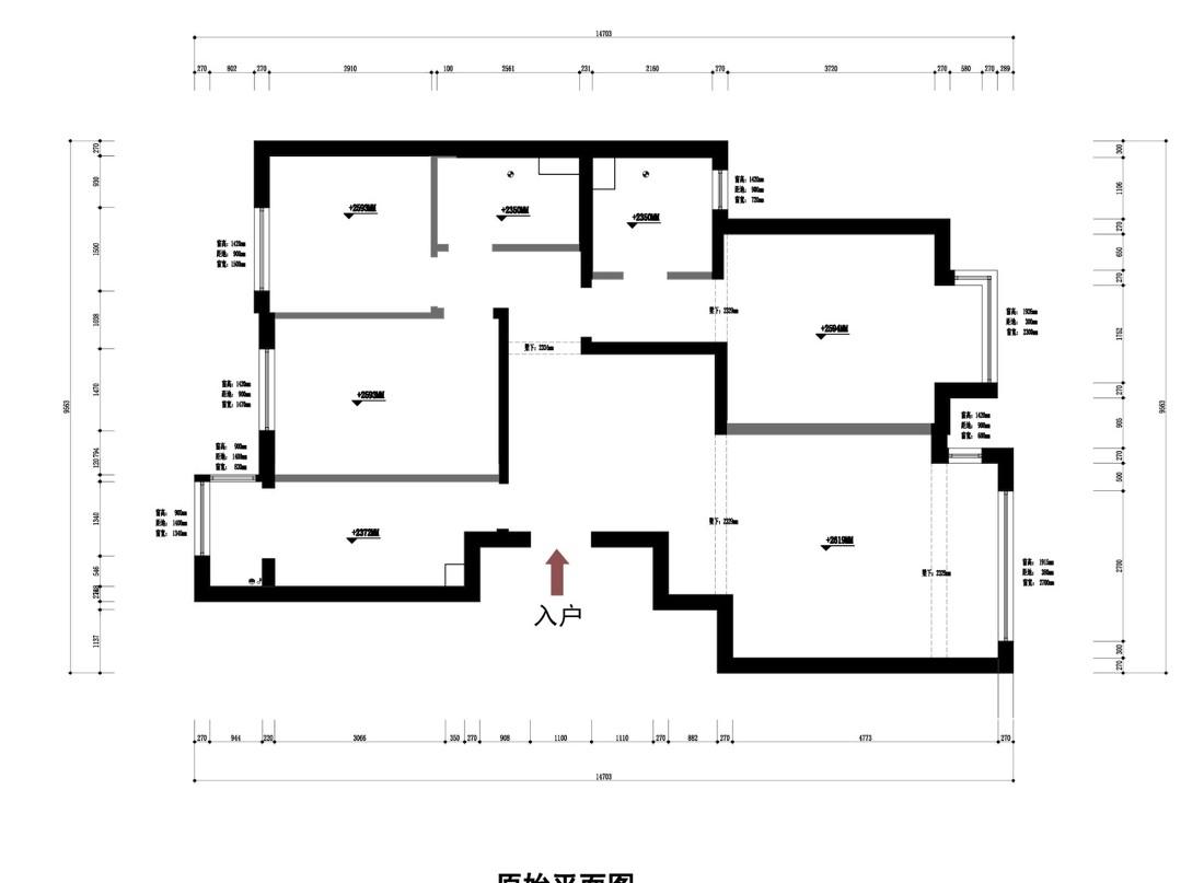 北京通州 90 平米现代轻奢三室一厅，设计巧妙利用空间-0