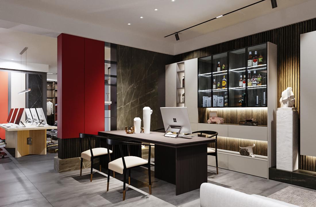 湖南全屋定制家具展厅设计-2